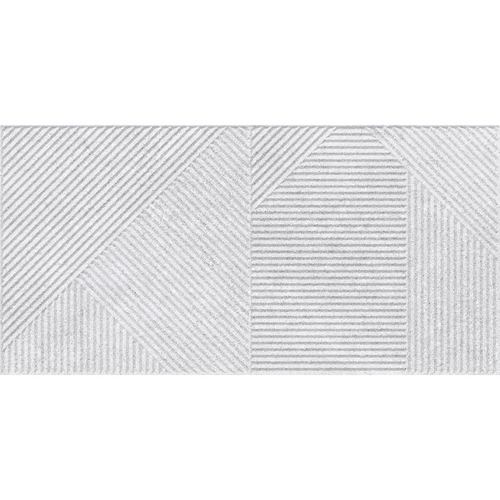 Lyric Grey Stone Effect Decor Wall Tile 30x60cm