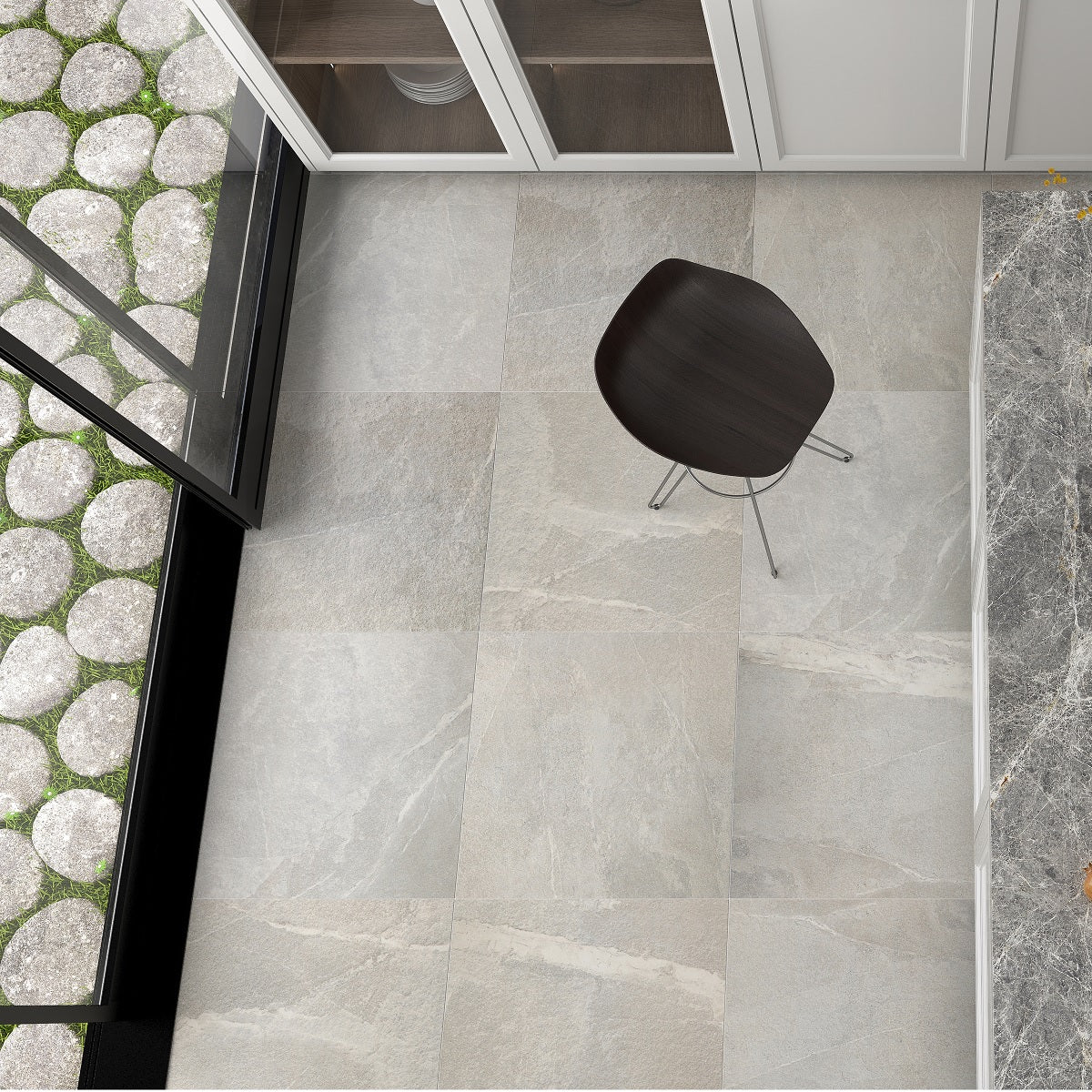 Magma Grey Anti Slip Porcelain Floor Tile 50x50cm