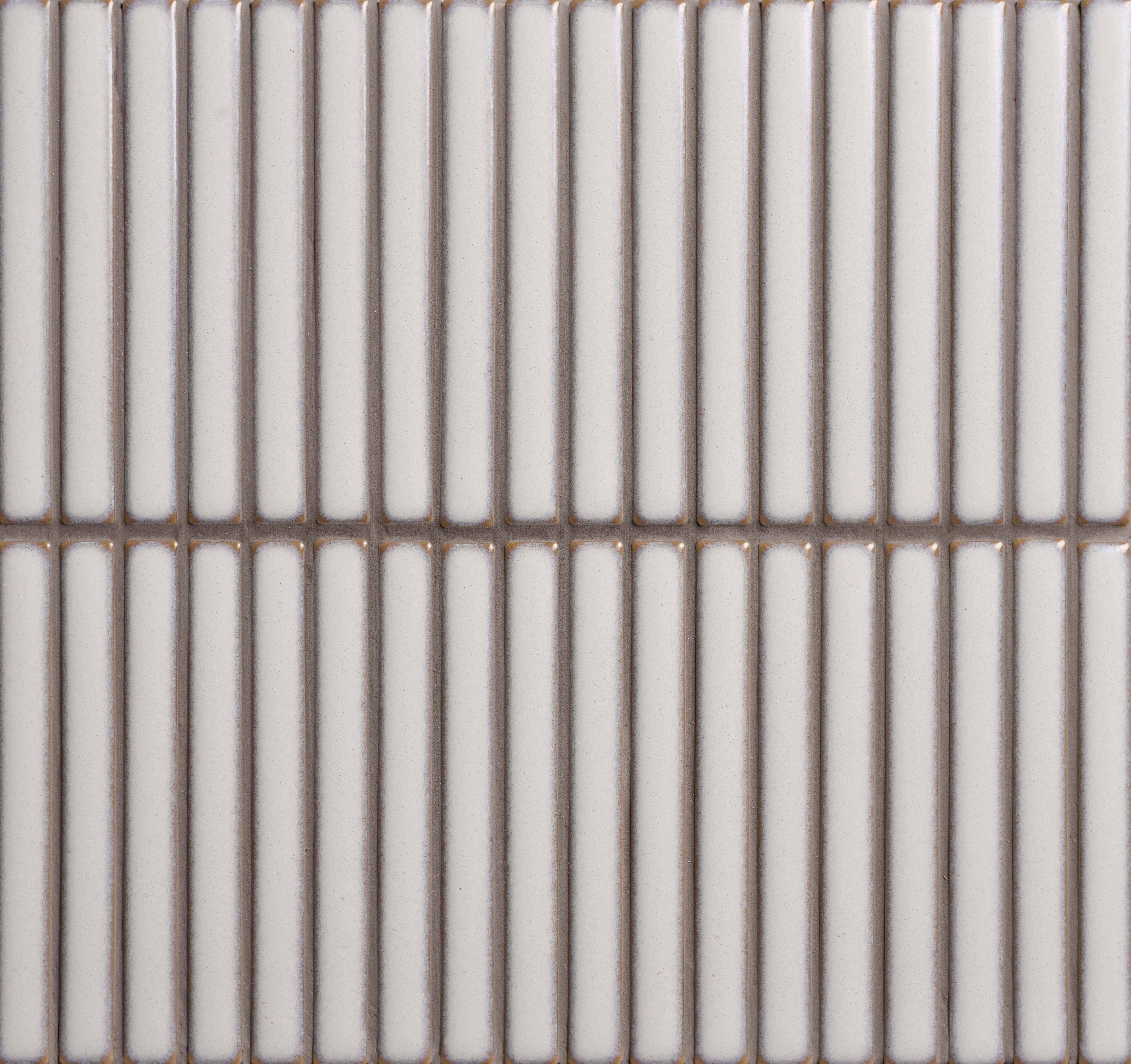 Matchstick Ice White Kit Kat Mosaic Wall Tile 30x31cm
