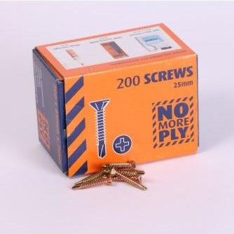 ProBacker 25mm Screws (Box of 200)