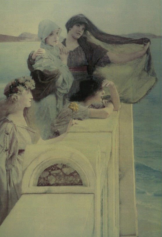 Original Style Artworks Alma-Tadema: At Aphrodite’s Cradle Masterpiece Tile