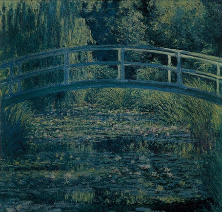 Original Style Artworks Monet: Water-Lily Pond Masterpiece Tile