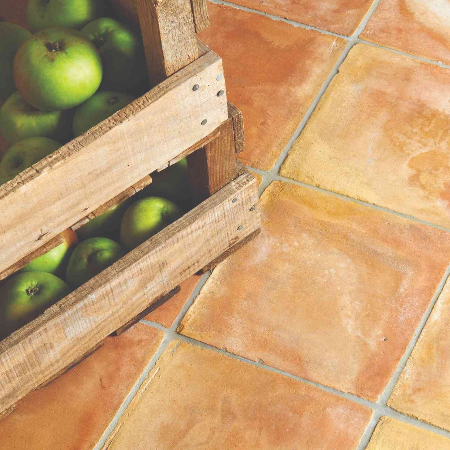Original Style Earthworks Handmade Terracotta Floor Tile 20x20cm