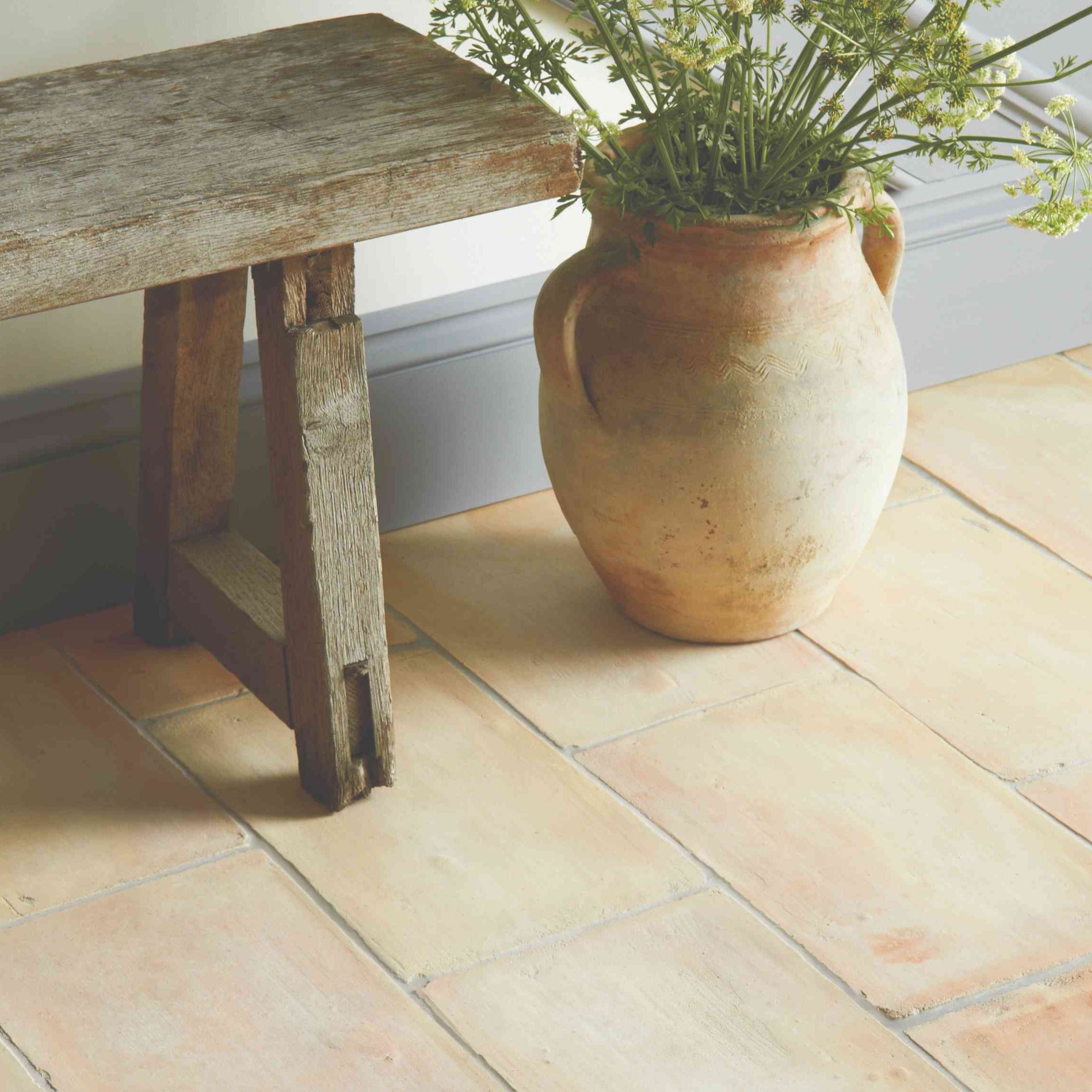 Original Style Earthworks Handmade Terracotta Floor Tile 22x36cm