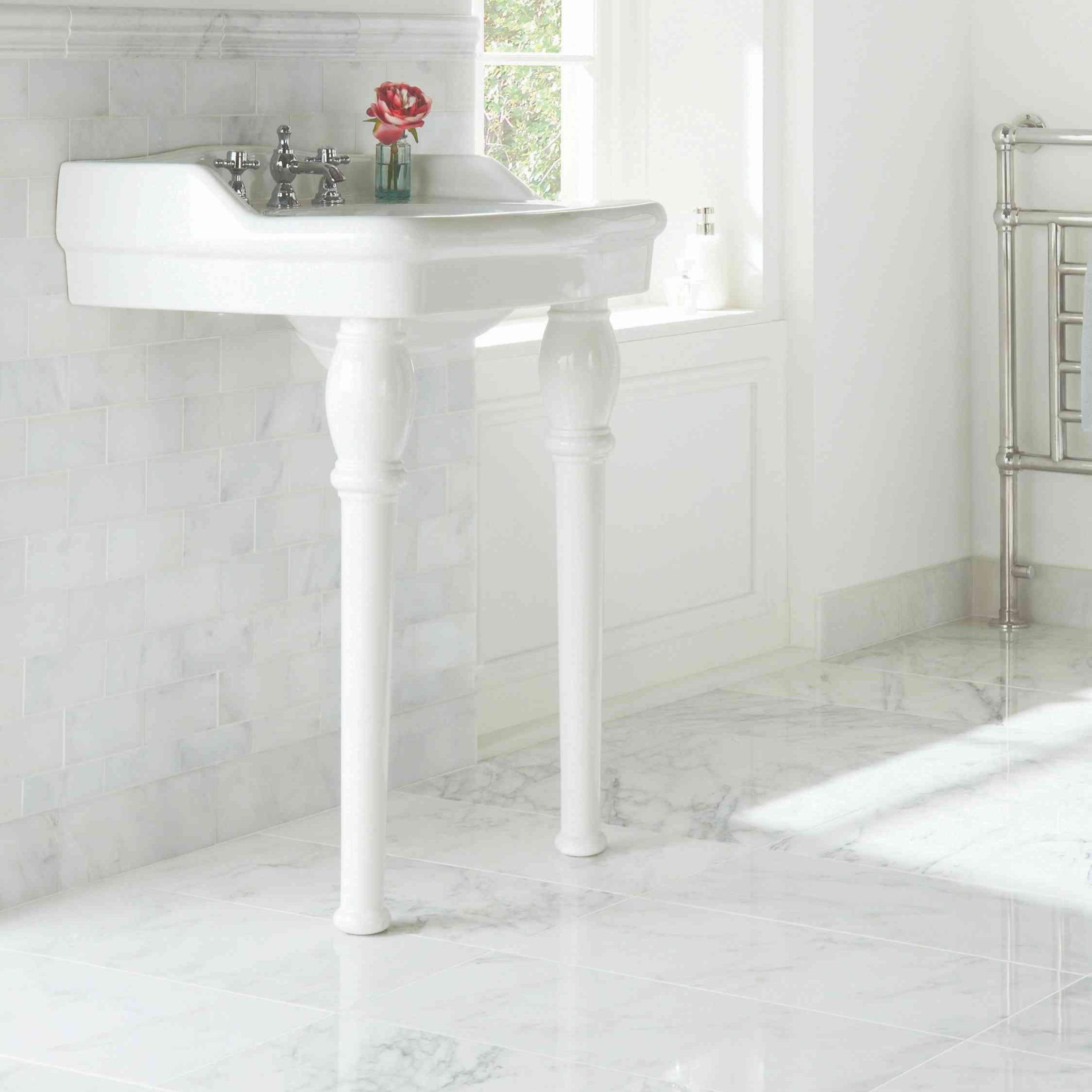 Original Style Earthworks Viano White Polished Marble Tile 30x60cm