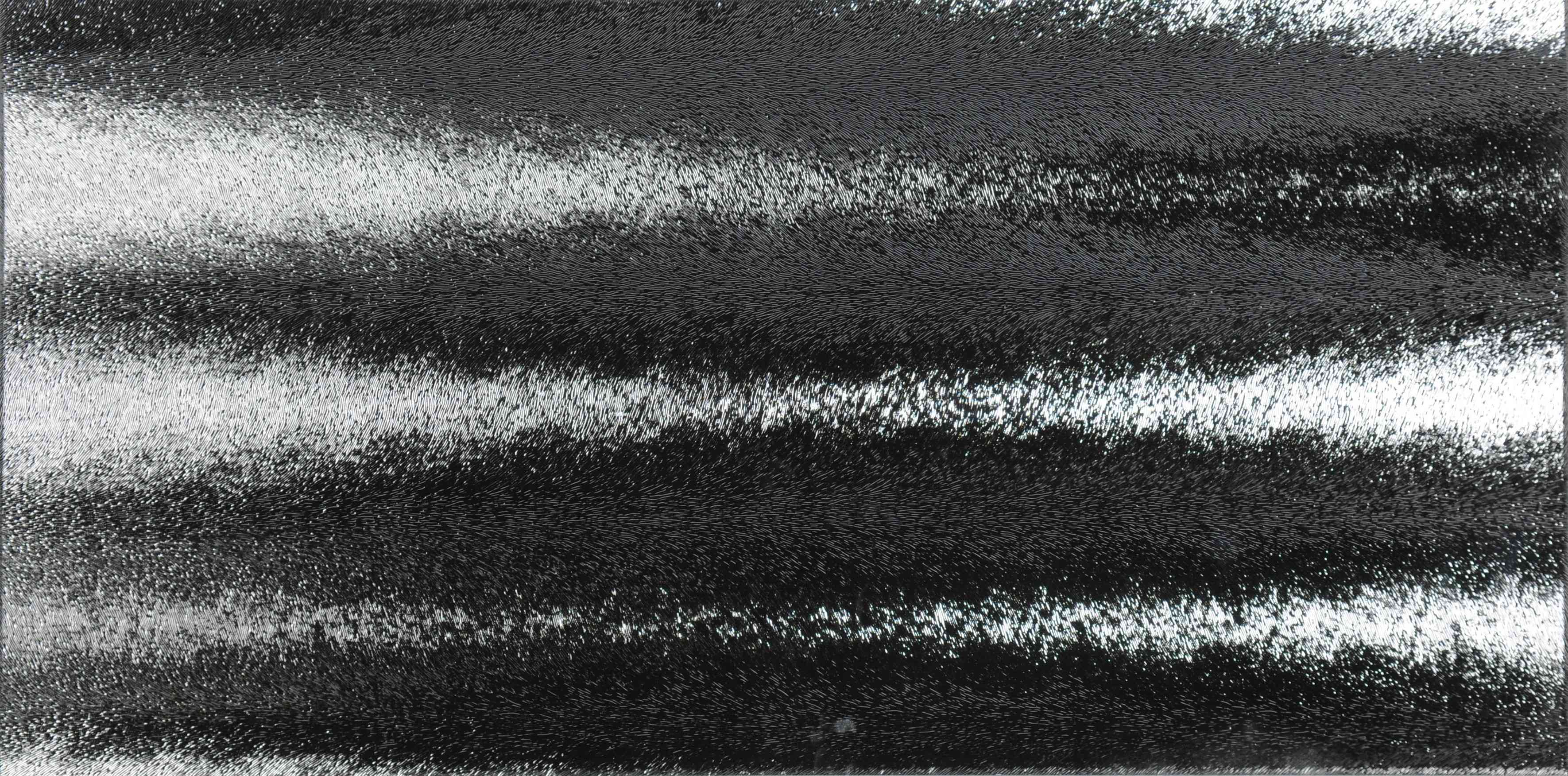 Оriginal Style Glassworks Aurora Borealis Dark Silver Decorative Glass Tile 30x60cm