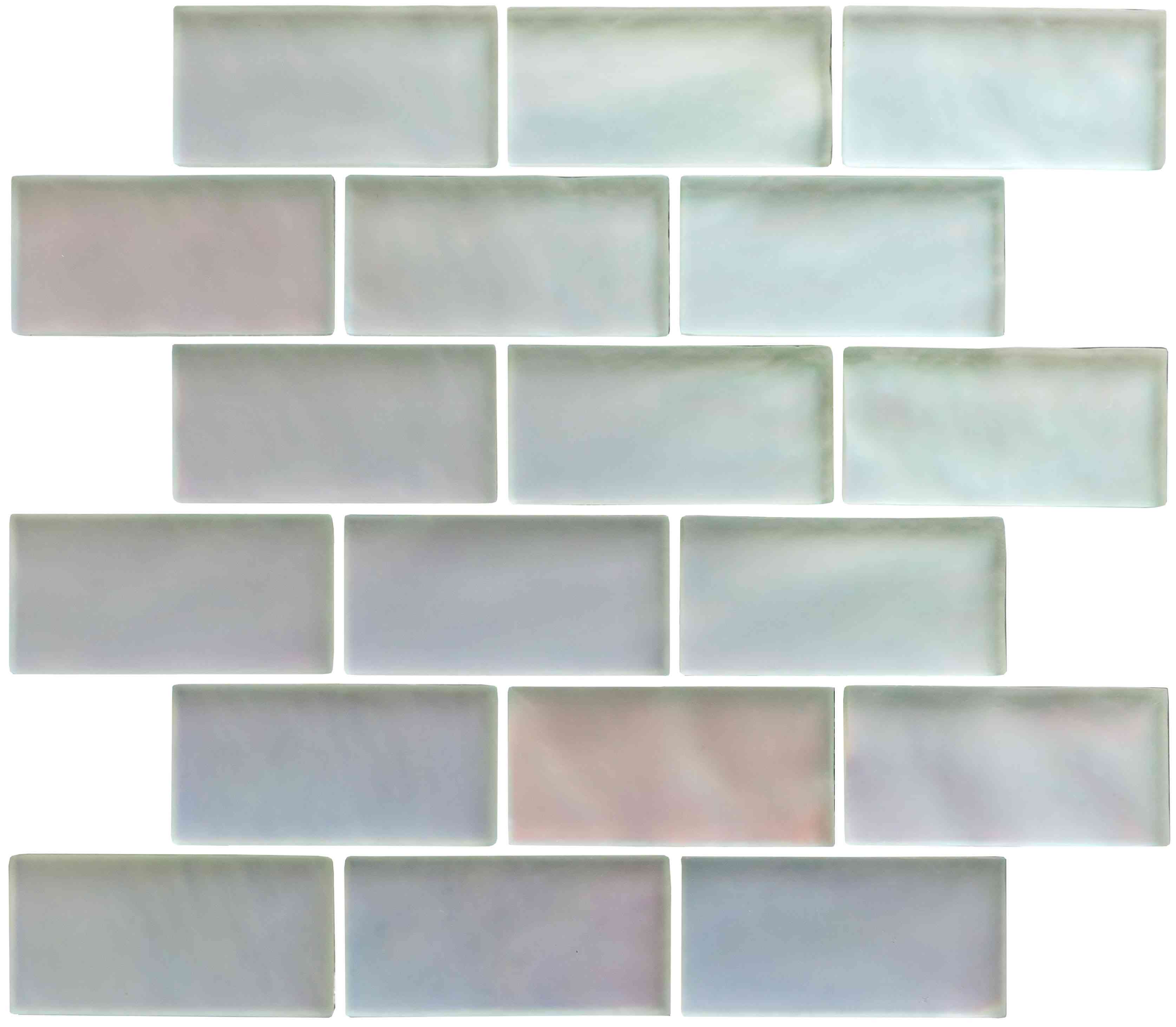 Original Style Glassworks Pearl Frost Mosaic Radiance Tile 30x30cm