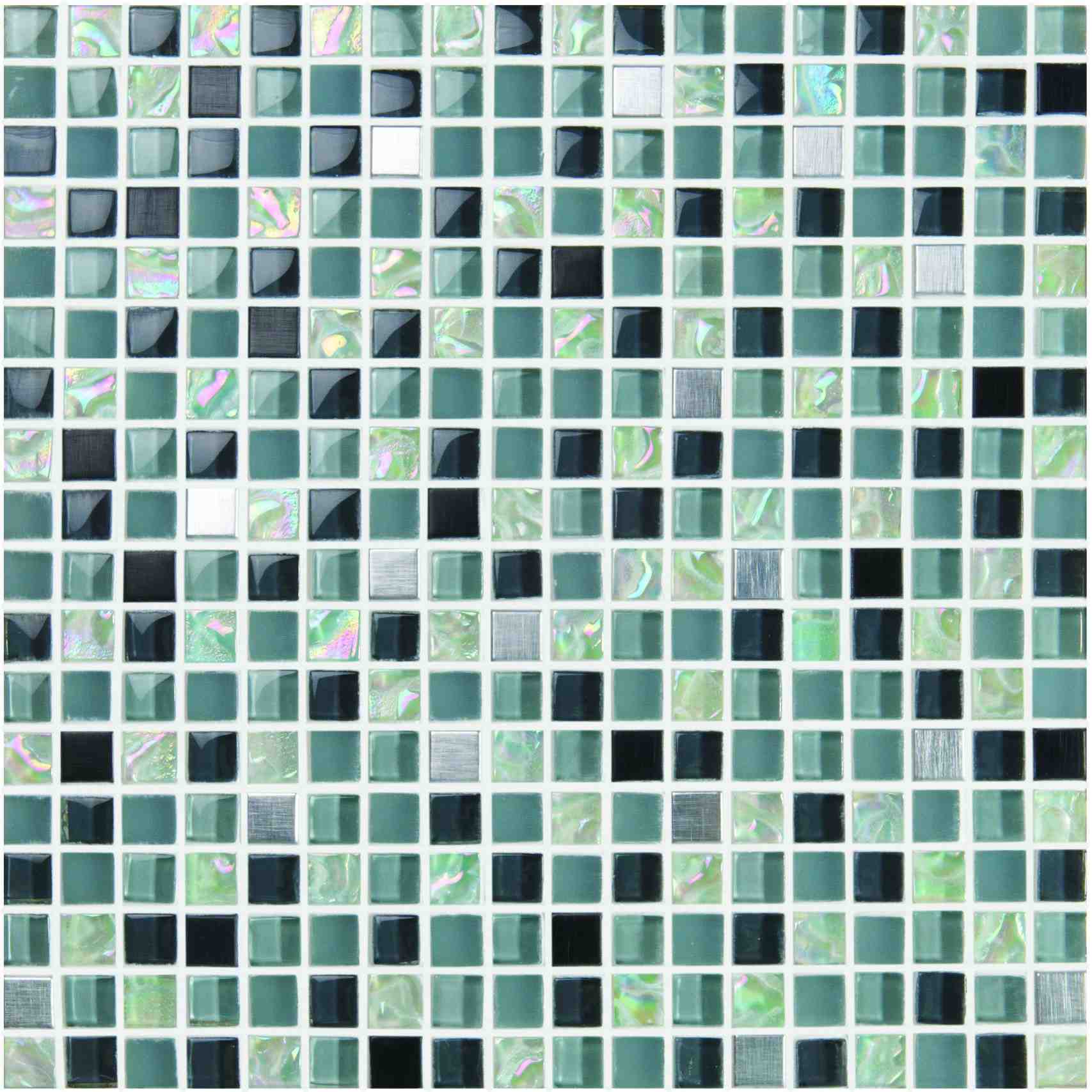 Original Style Mosaics Kandahar Earth And Fire Mixed Mosaic Tile 30x30cm