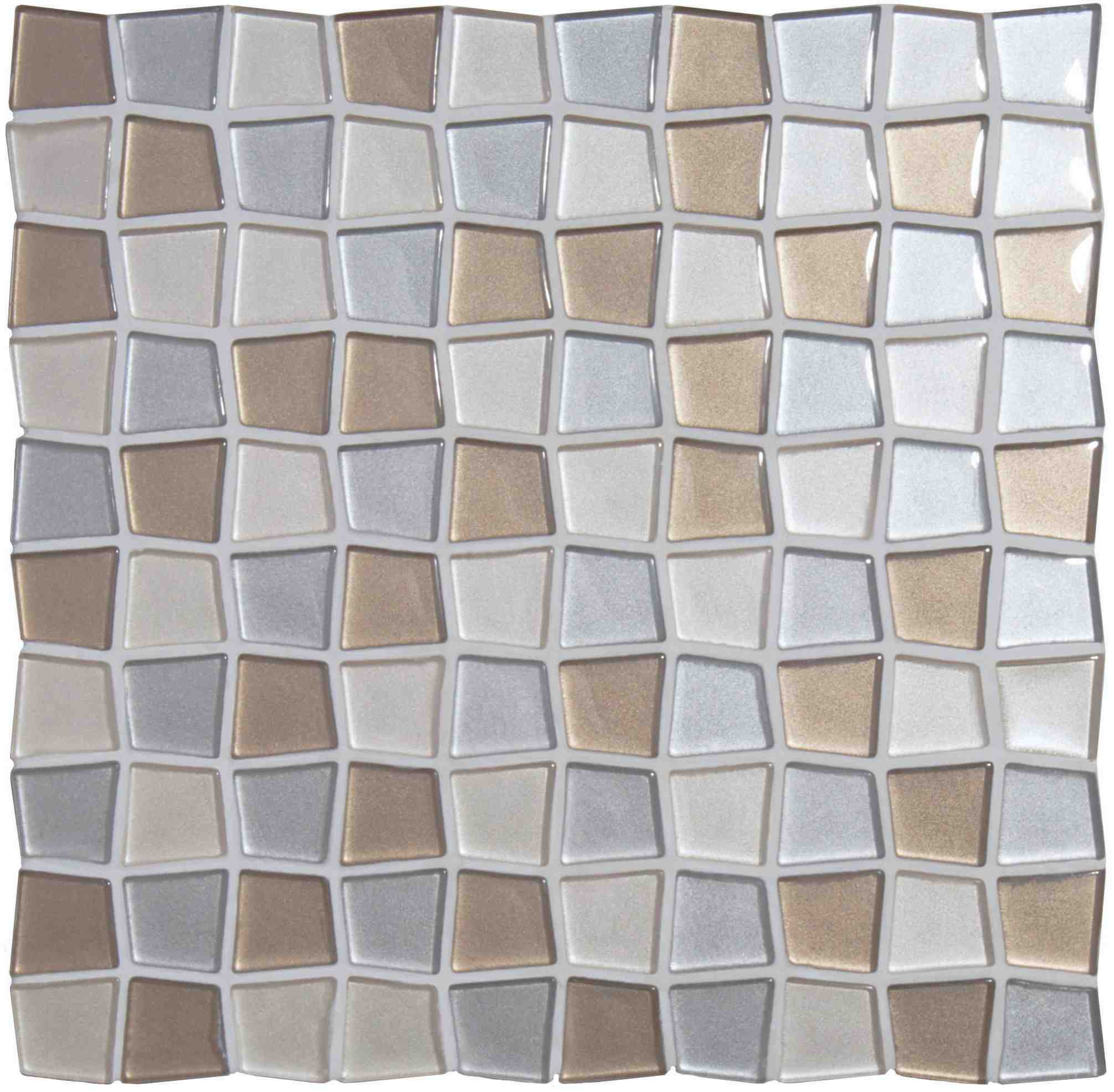 Original Style Mosaics Theia Mixed Glass Mosaic Tile 29x29cm