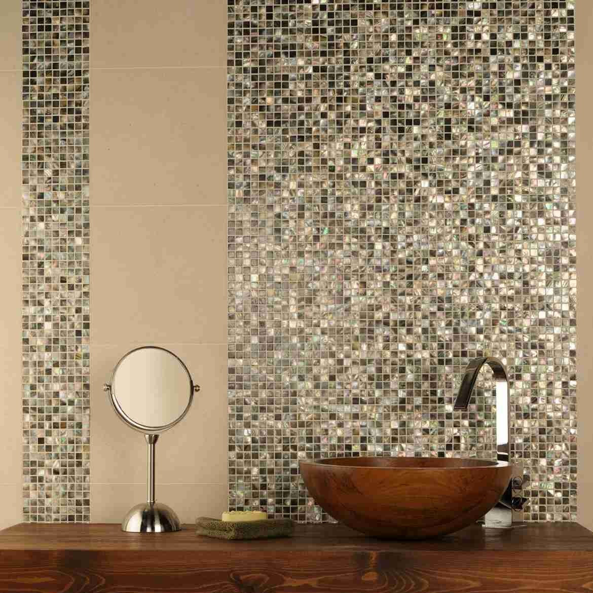 Original Style Mosaics Mother Of Pearl Shell Mosaic Tile 30x30cm