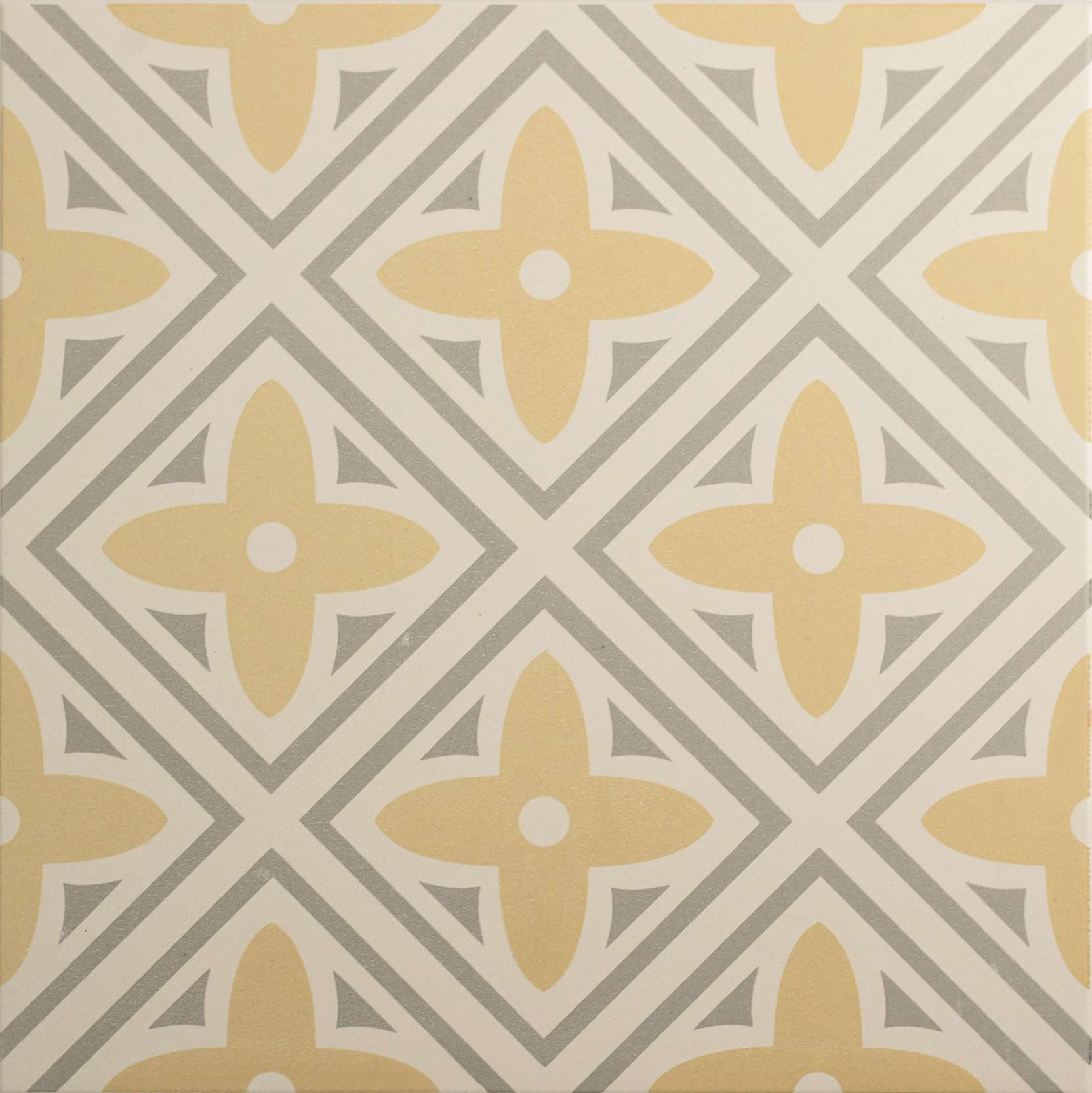 Original Style Odyssey Grande Leigh Yellow on Chalk Tile 30x30cm