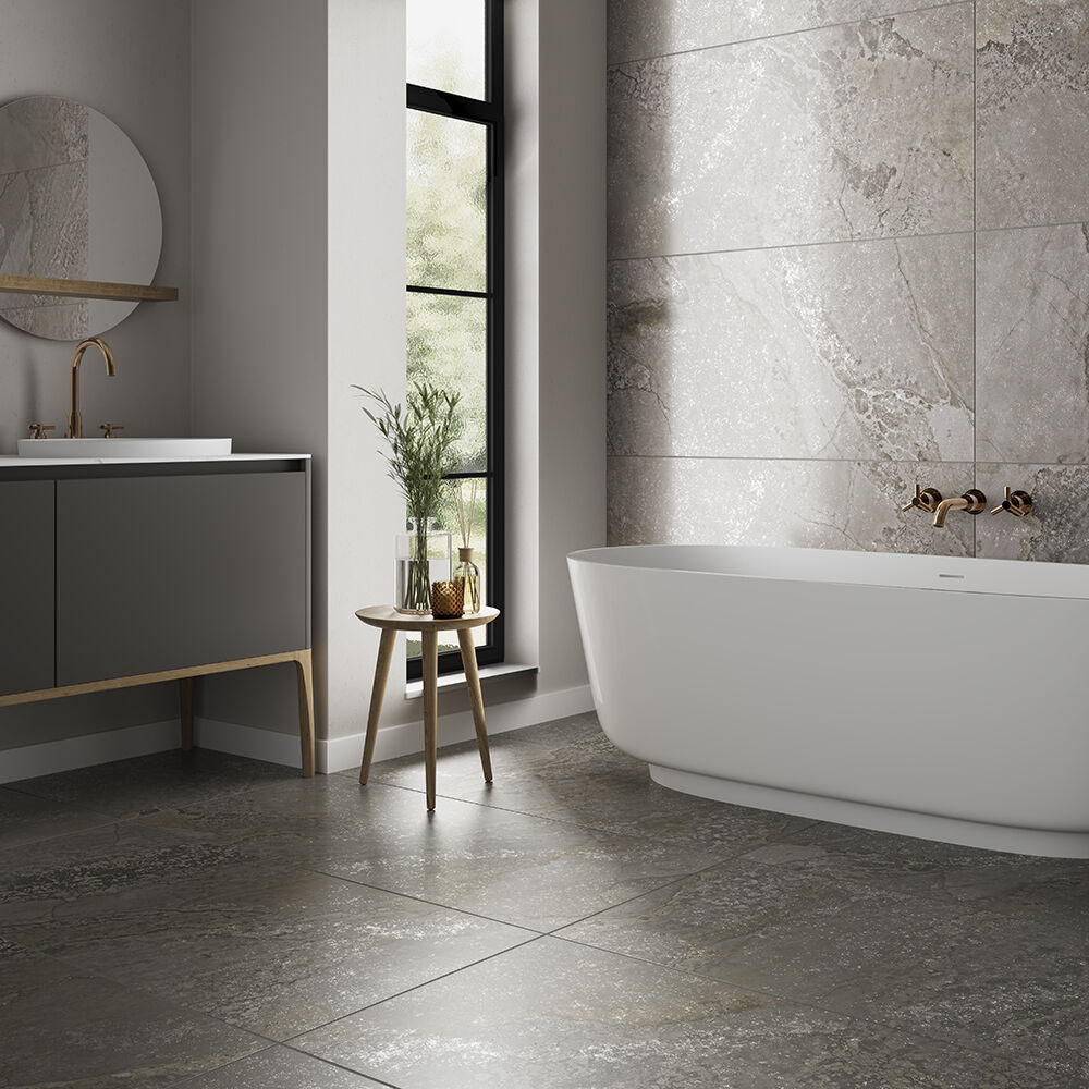 Planet Grey Glazed Polished Porcelain 1198x598mm-Verona-P14856