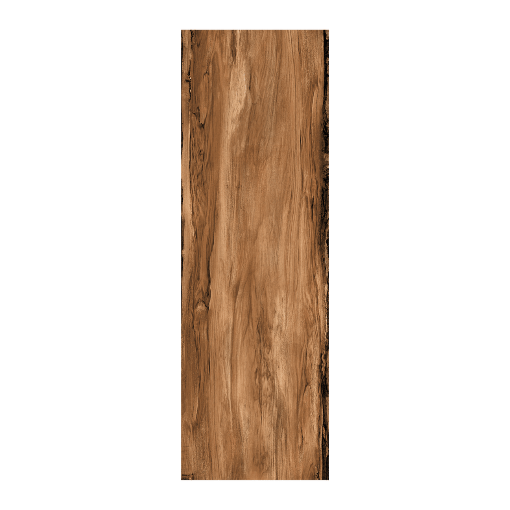 Rondine Sherwood Walnut Wood Effect Outdoor Porcelain Slab Tile 40x120cm