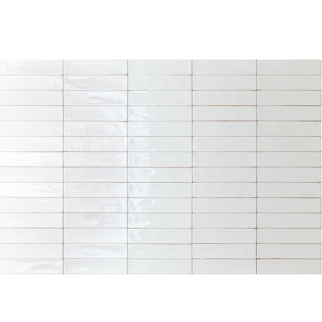 Soho White Brick Effect Wall Tile 6x25cm