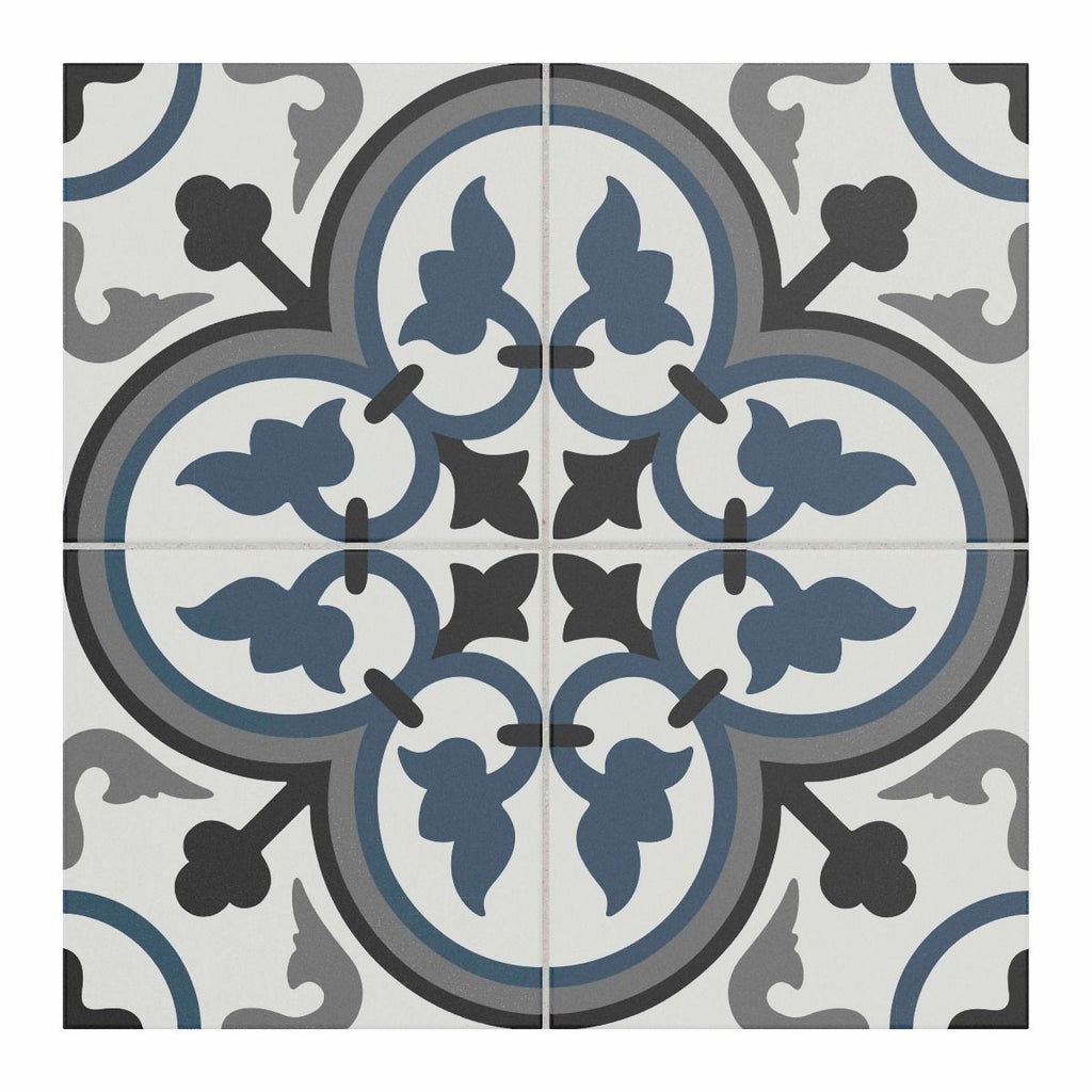 Sorolla Patterned Ceramic Wall & Floor Tile 25x25cm-Verona-P10869