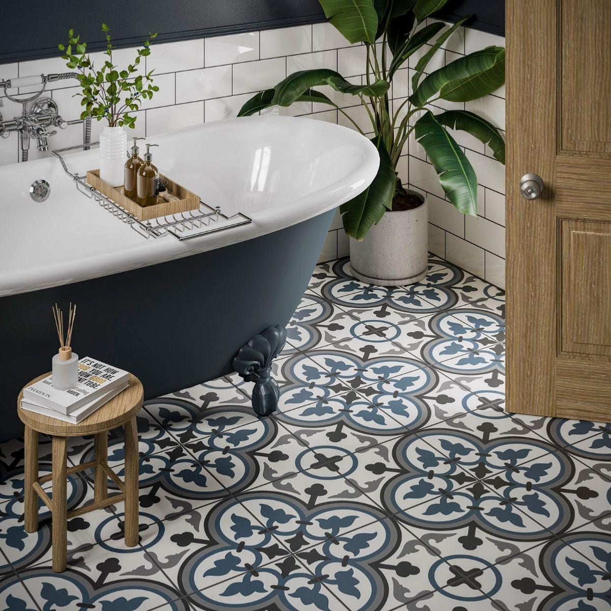 Sorolla Patterned Ceramic Wall & Floor Tile 25x25cm-Verona-P10869