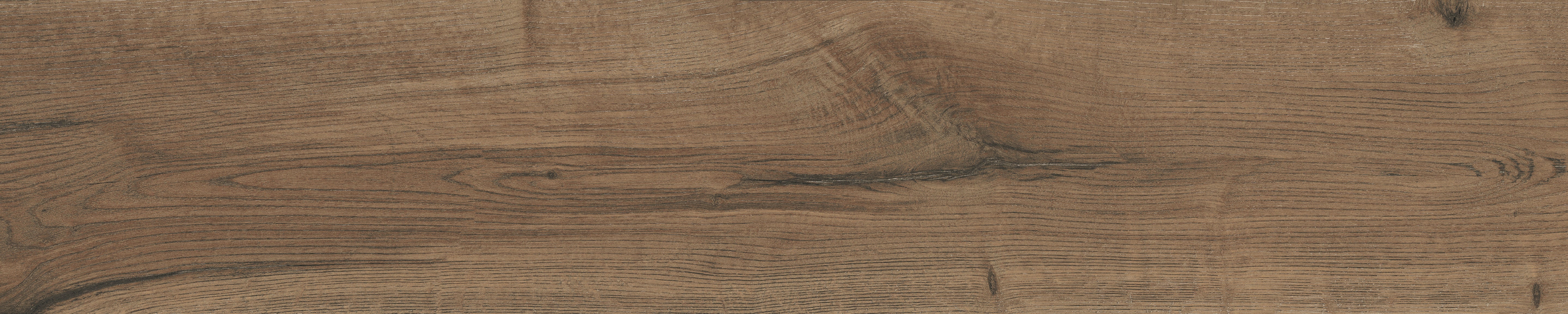 Soul Dark Oak Wood Effect Porcelain Floor Tile 23.3x120cm