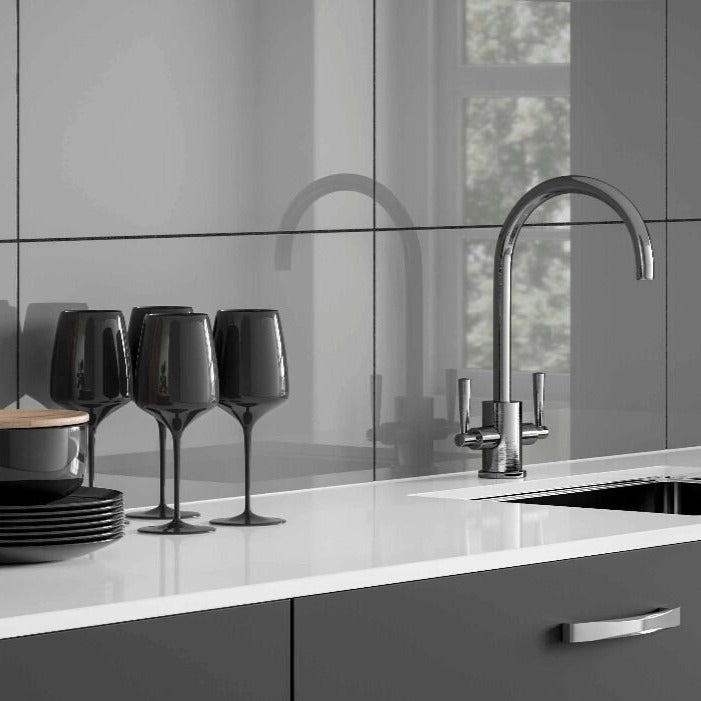 Space Grey Wall and Floor Porcelain Tile 30x60cm-Verona-P10614