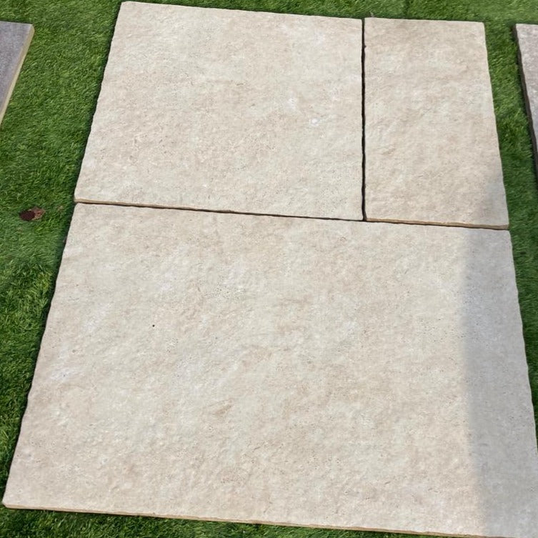 Tumbled Travertine Beige Project Pack Outdoor Slab