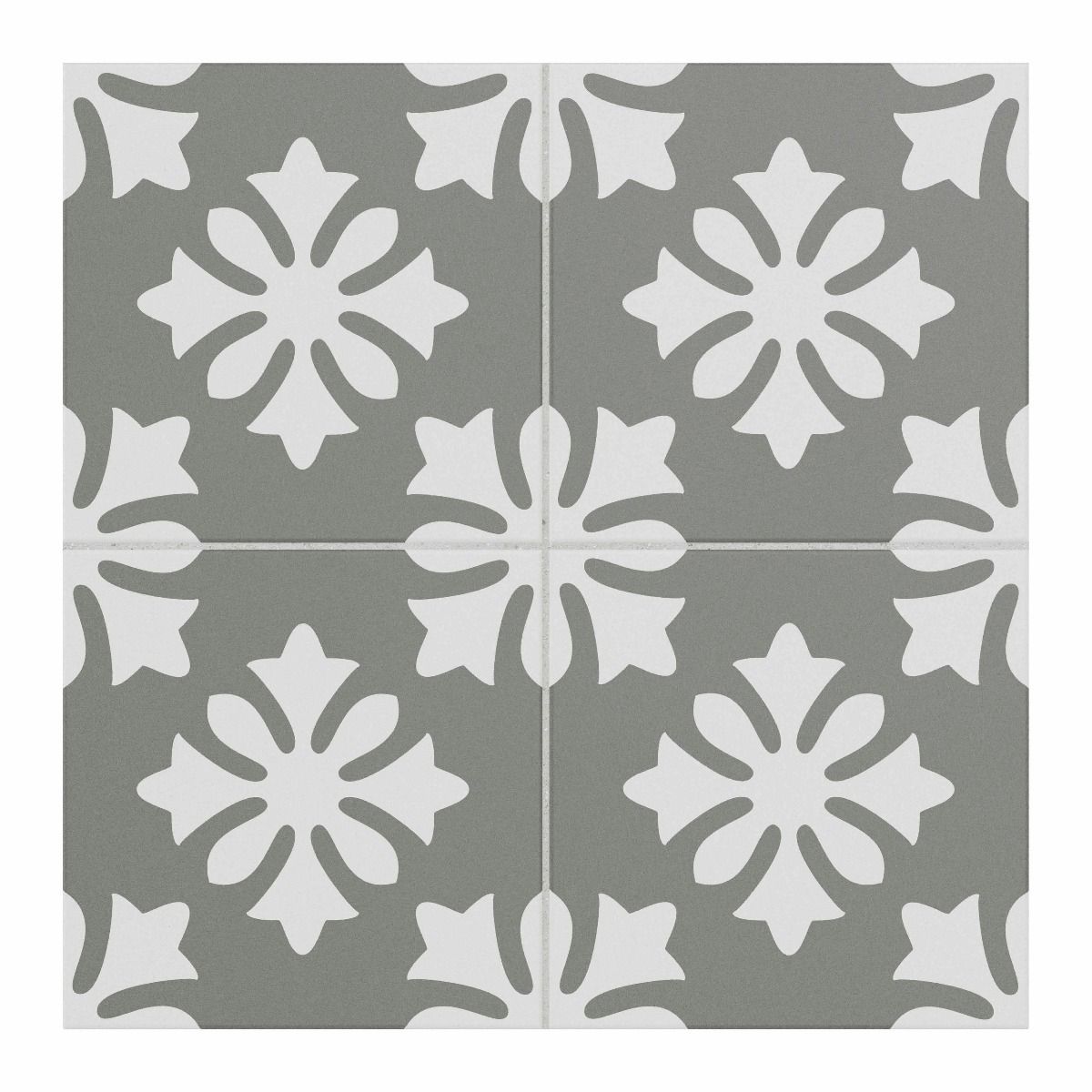 Dali Patterned Ceramic Wall and Floor Tile 25x25cm