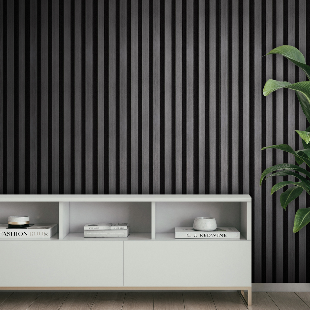 Acoustic Wall Panel Slate Grey 240x60cm
