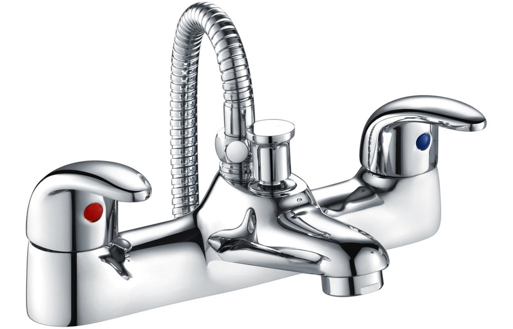 Airo Low Pressure Bath/Shower Mixer - Chrome-Bath Taps-CAPTA142-