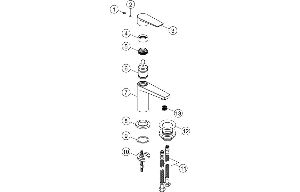Albury Basin Mixer - Chrome-Basin Taps-CAPTA9401-