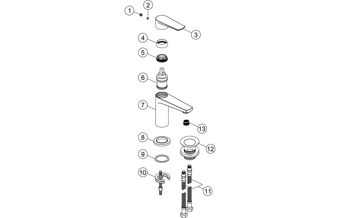 Albury Basin Mixer - Chrome-Basin Taps-CAPTA9401-