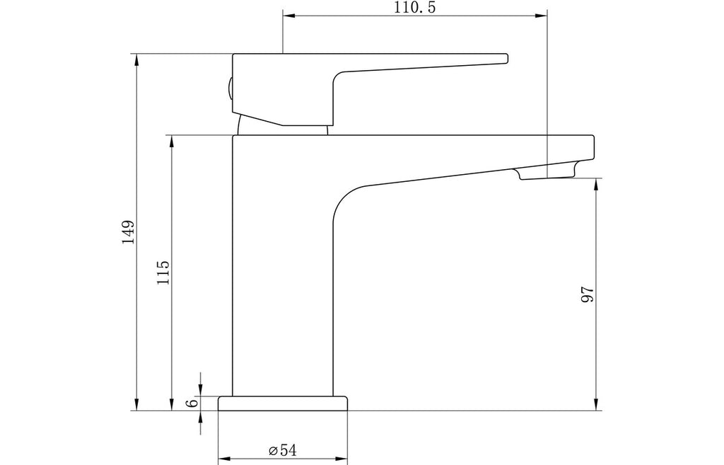 Albury Basin Mixer - Chrome-Basin Taps-CAPTA9401-