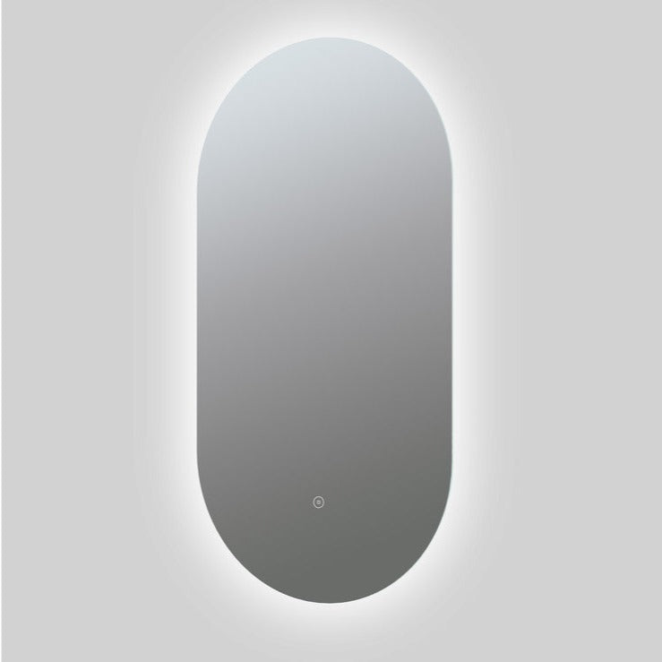 Alice 400mm Oblong Back-Lit LED Mirror-Mirrors-DIMS0092-