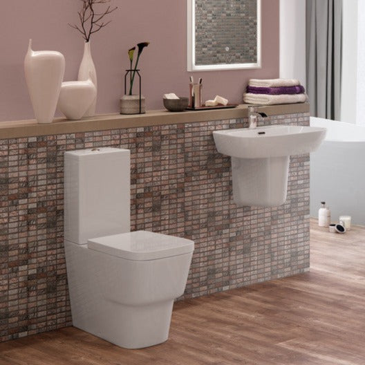 Amber Close Coupled WC & Soft Close Seat-Toilets-DIPTP0092-