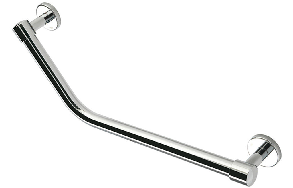 Angled 47cm Grab Rail - Chrome-Enclosure Accessories-DIAC0148-