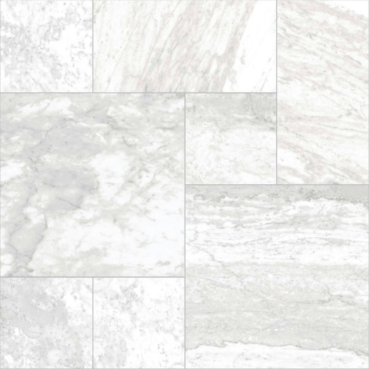 Arizona White Opus Modular Porcelain Floor Tile Set