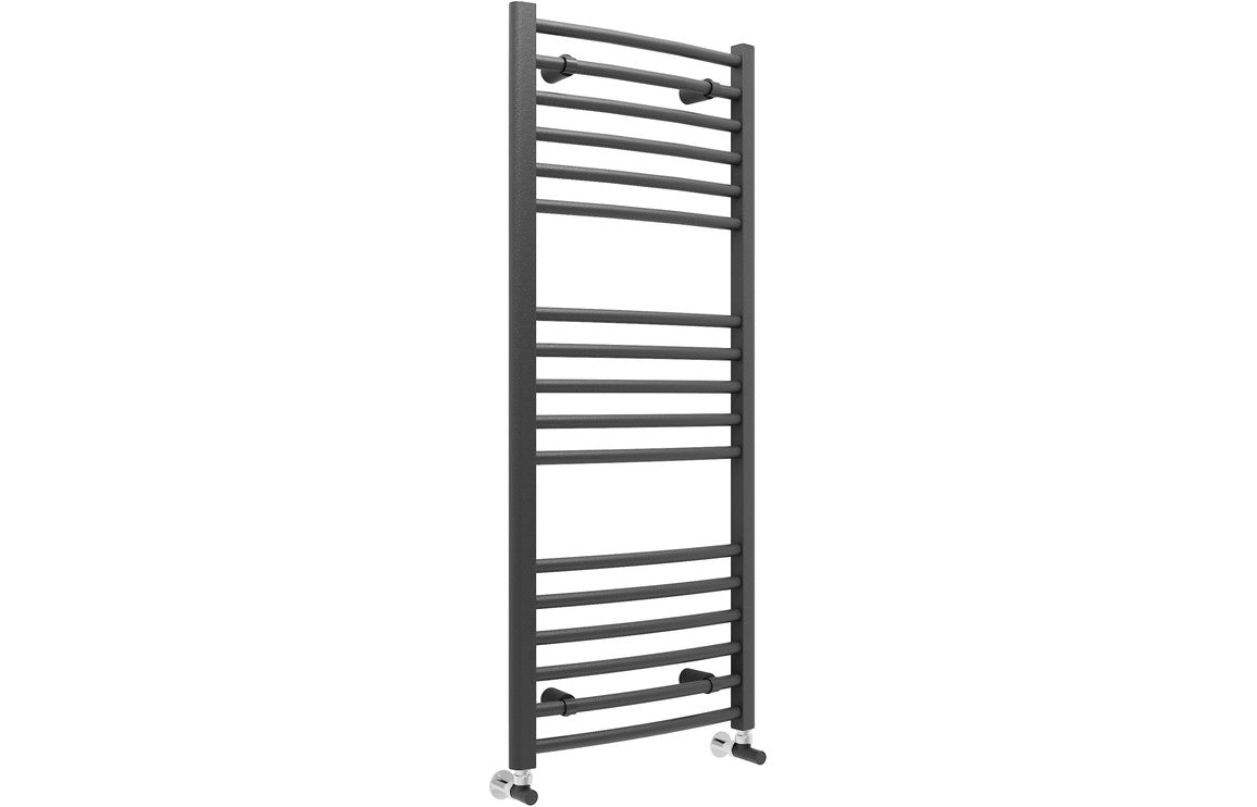 Aswan Curved 30mm Ladder Radiator-Heating-DIRA0178-500x1200mm-Anthracite-