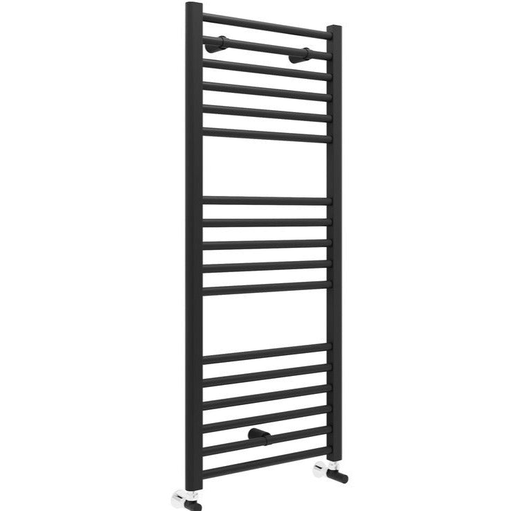 Aswan Straight 30mm Ladder Radiator-Heating-DIRA0154-500x1200mm-Black-