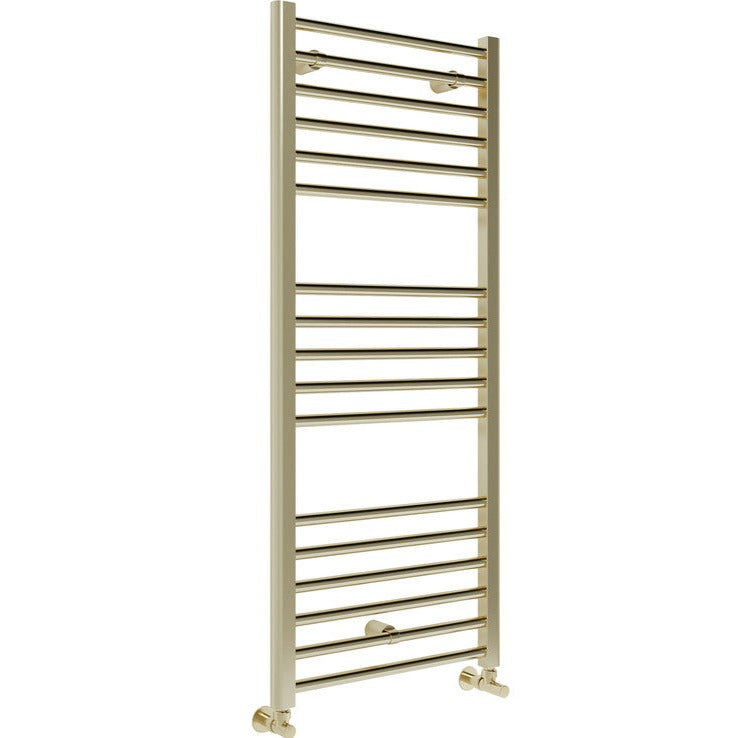 Aswan Straight 30mm Ladder Radiator-Heating-DIRA0154-500x1200mm-Brushed Brass-