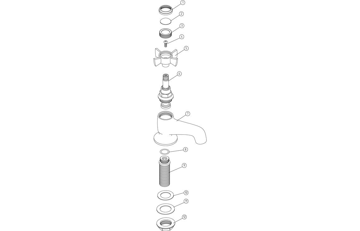 Avana Basin Taps - Chrome-Basin Taps-CAPTA4105-