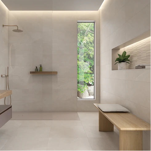Baltic Cream Porcelain Floor Tile 60x60cm