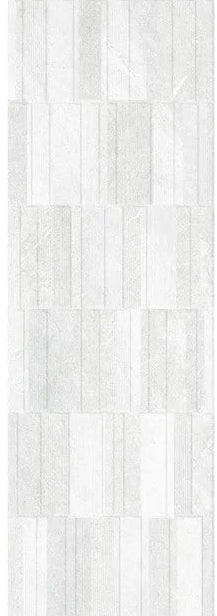 Baltic White Concept Decor Ceramic Wall Tile 30x90cm