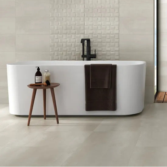 Barrington Cream Porcelain Floor Tile 60x60cm