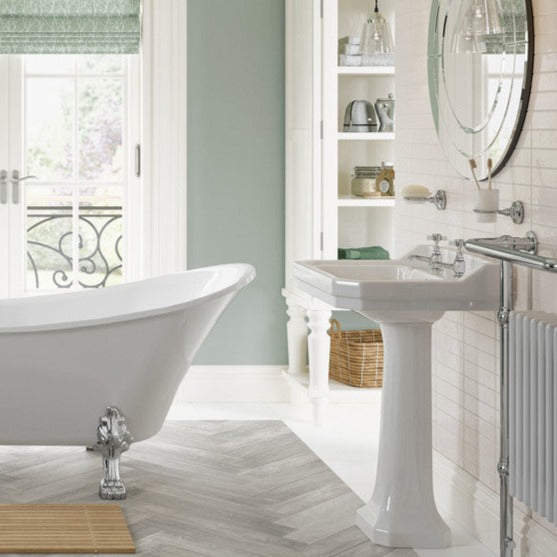 Berlington Traditional Basin & Full Pedestal-Basins-DIPBP148-