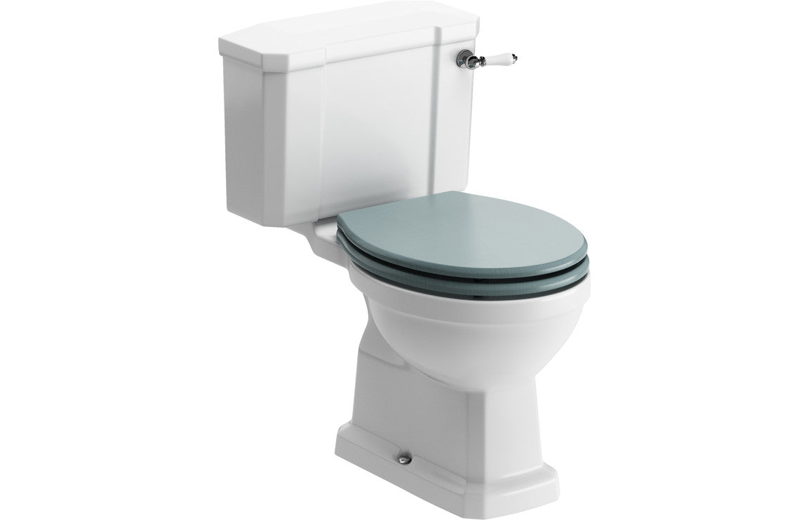 Berlington Traditional Close Coupled WC & Soft Close Seat-Toilets-DIPTP0182-