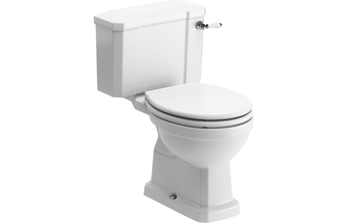 Berlington Traditional Close Coupled WC & Soft Close Seat-Toilets-DIPTP0182-