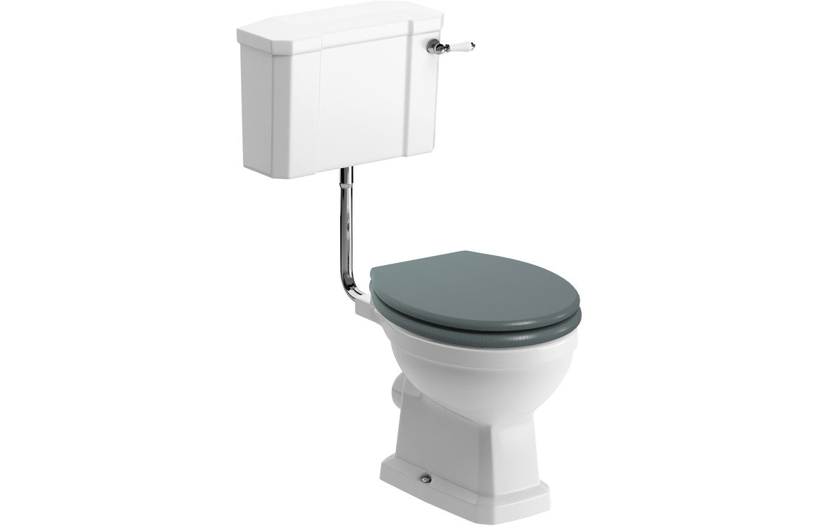 Berlington Traditional Low Level WC & Soft Close Seat-Toilets-DIPTP0186-
