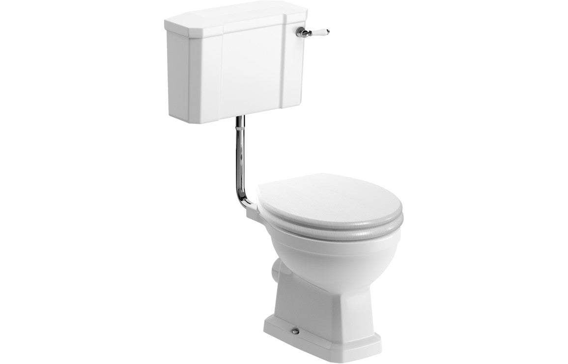 Berlington Traditional Low Level WC & Soft Close Seat-Toilets-DIPTP0186-
