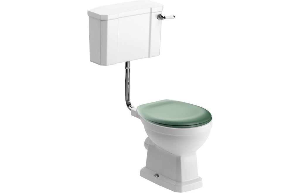 Berlington Traditional Low Level WC & Soft Close Seat-Toilets-DIPTP0186-