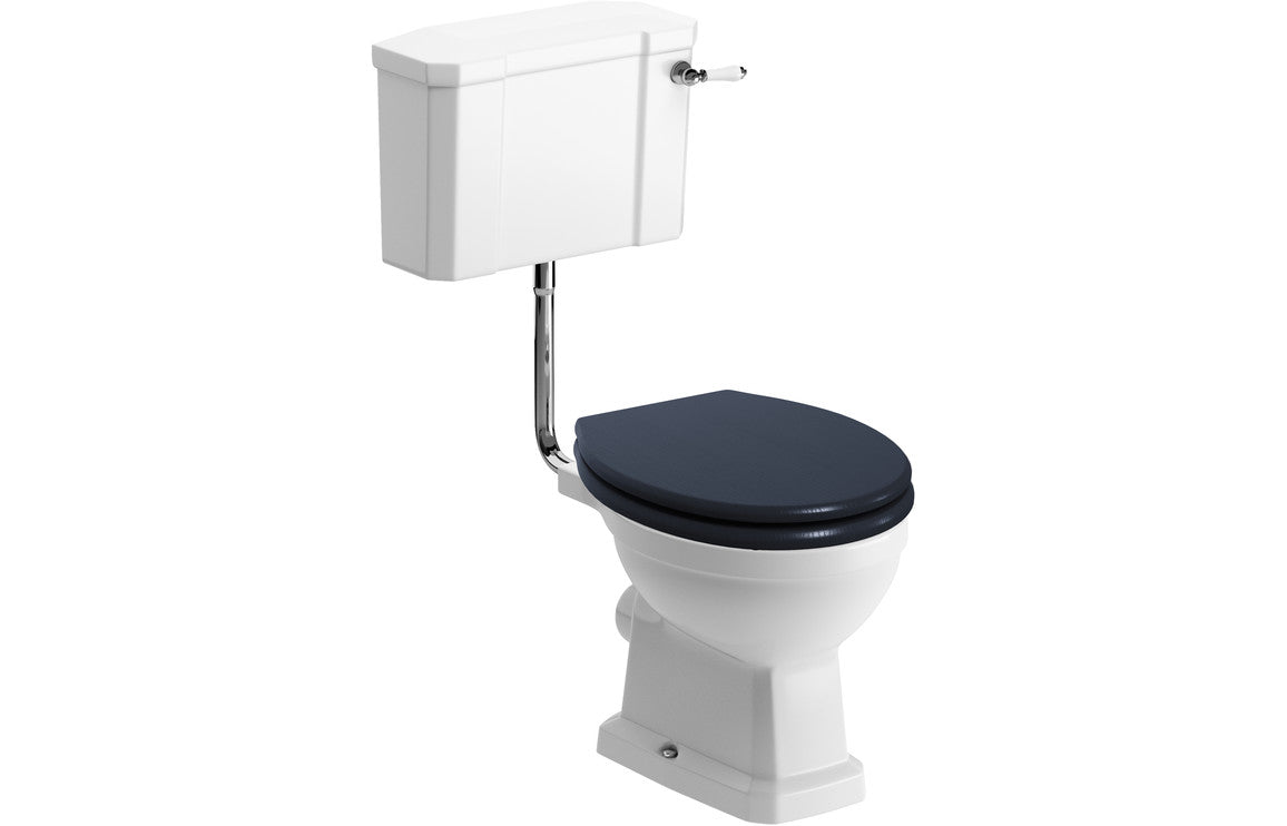 Berlington Traditional Low Level WC & Soft Close Seat-Toilets-DIPTP0186-