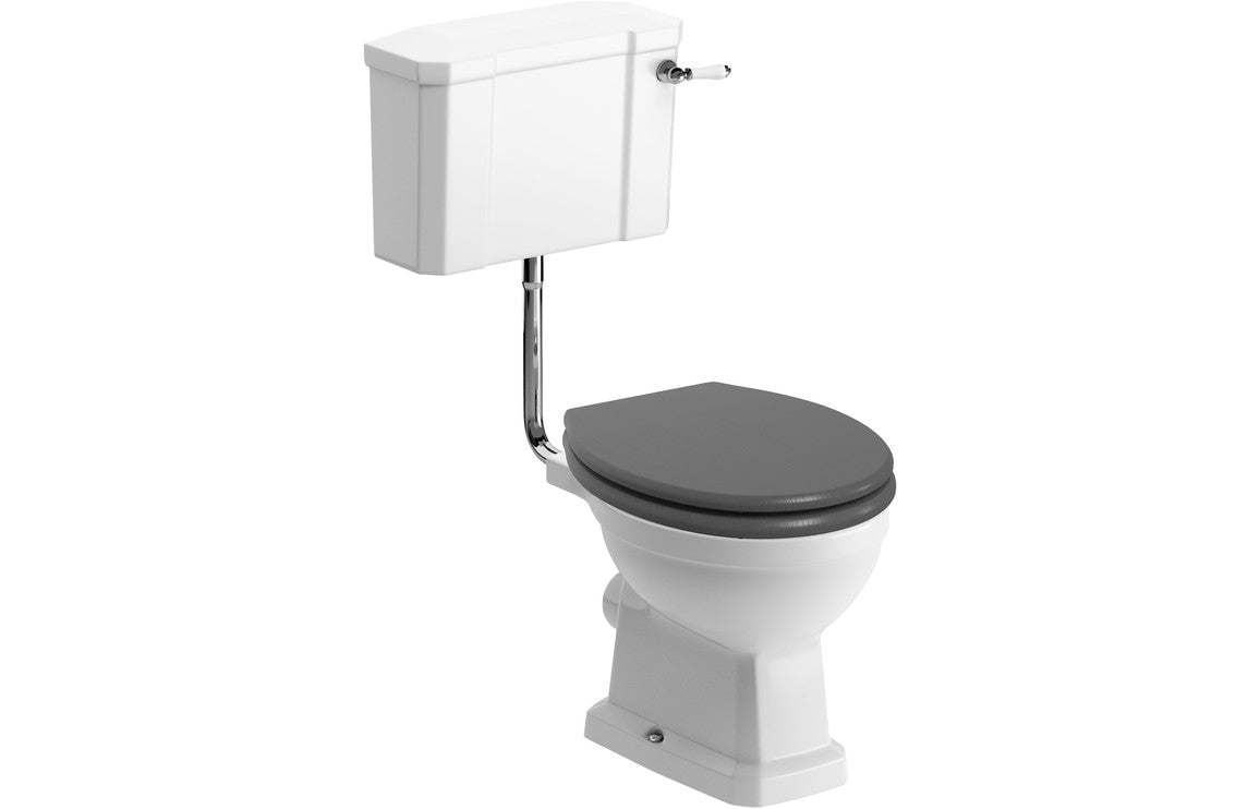 Berlington Traditional Low Level WC & Soft Close Seat-Toilets-DIPTP0186-