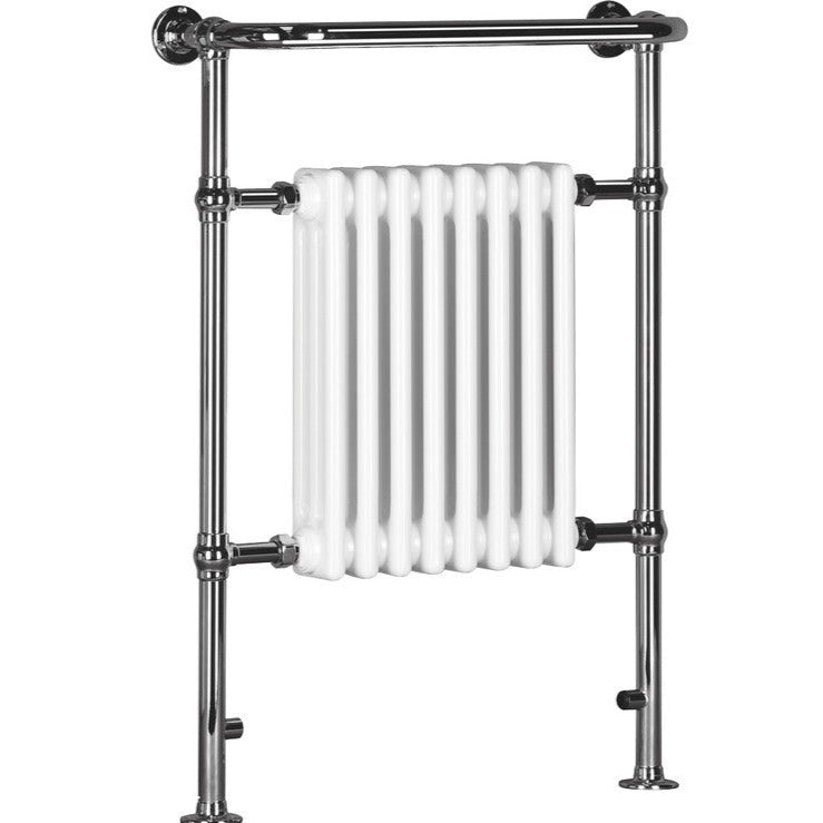 Berlington Traditional Radiator - White and Chrome-Heating-DIRA0220-673x965mm-