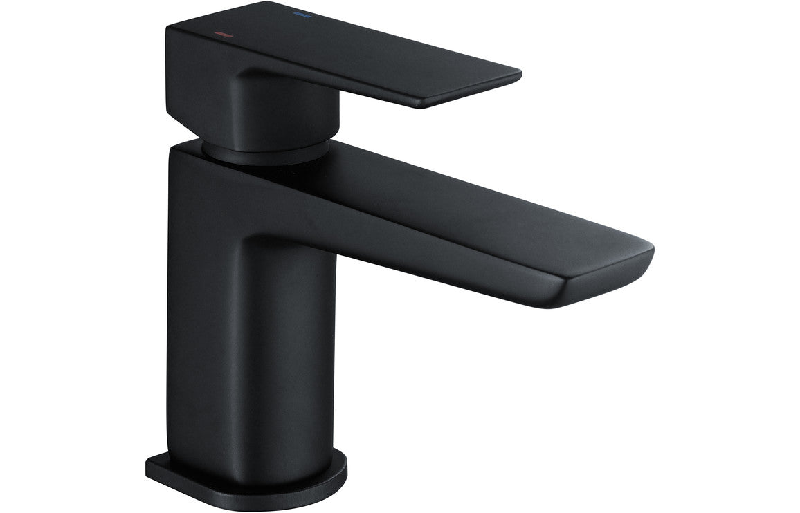 Bettola Cloakroom Basin Mixer - Matt Black-Basin Taps-DITS1316-
